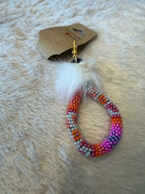 🪡Handmade Beaded Keychain ☀️ ☁️